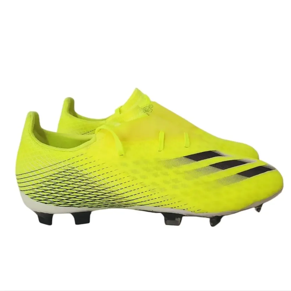 Adidas X Ghosted.2 Firm Ground FG Soccer Cleats Men's Solar Yellow Futbol
